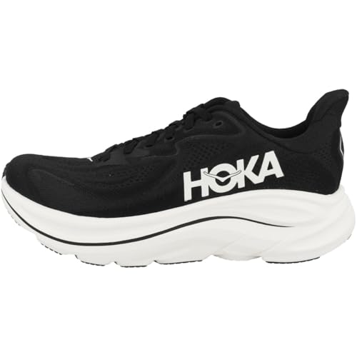 Hoka Women's Clifton 10 Black/White 7.5 Medium