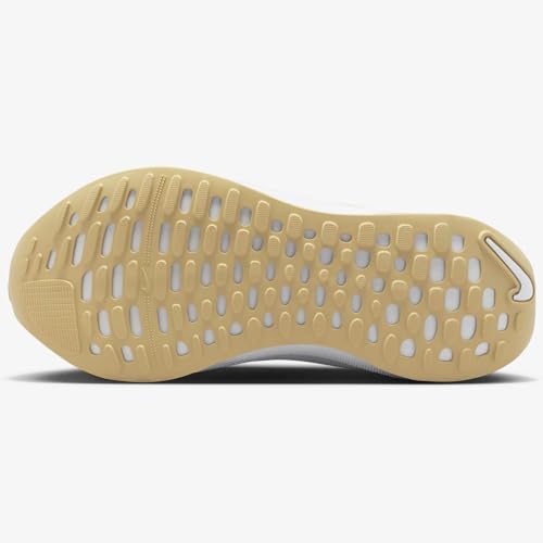 Nike InfinityRN 4 Men's Road Running Shoes (FJ1221-007, Cool Grey/Vegas Gold/White) Size 8