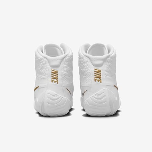 Nike Tawa Men's Wrestling Shoes (CI2952-171, White/White/White/Metallic Gold) Size 10.5