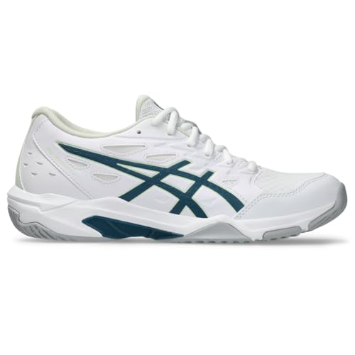 ASICS Women's Gel-Rocket 11 Volleyball Shoes, 9, White/Ink Teal