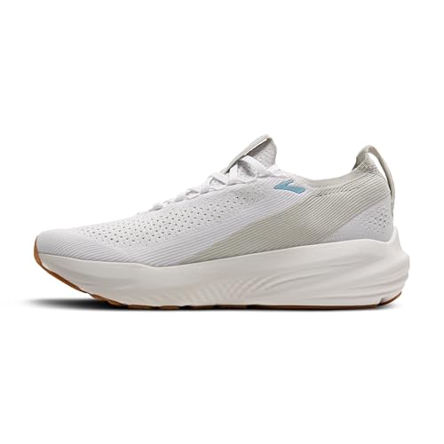 Brooks Men’s Glycerin Stealthfit 22 Neutral Running Shoe - White/Oyster/Blue - 11 Medium