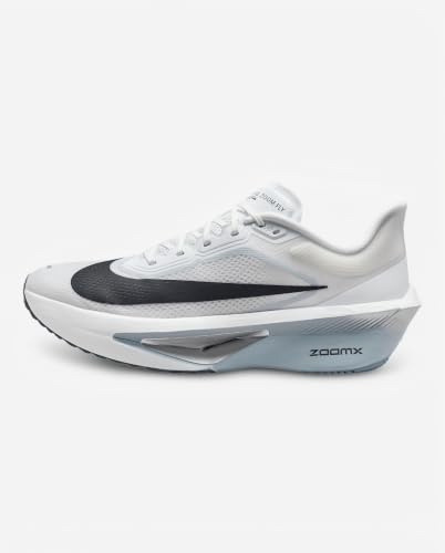 Nike Zoom Fly 6 Men's Road Racing Shoes (FN8454-104, White/Pure Platinum/Obsidian Mist/Gridiron) Size 10