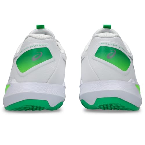 ASICS Men's Solution Speed FF 4 OC Tennis Shoes, 10.5, White/Gravel