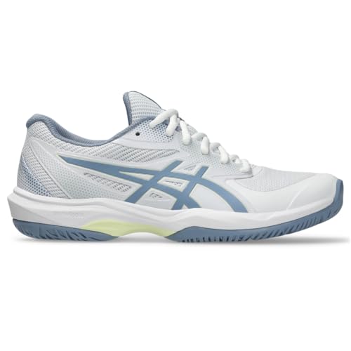 ASICS Women's Game FF Pickleball Tennis Shoes, 9, White/Calm Indigo