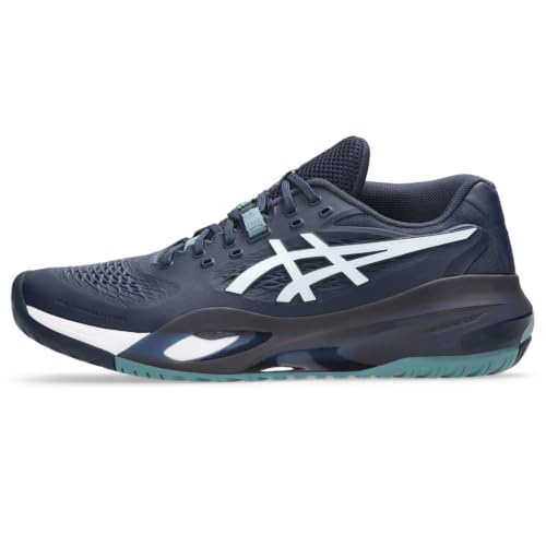 ASICS Men's Gel-Resolution X Tennis Shoes, 9, Midnight/White