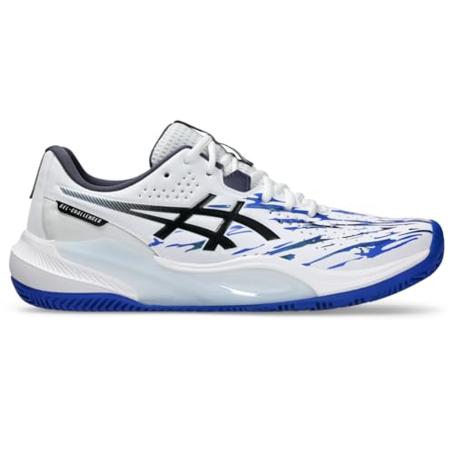 ASICS Men's Gel-Challenger 15 Padel L.E. Tennis Shoes, 9, White/Indigo Fog