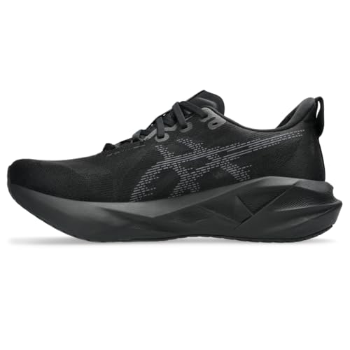 ASICS Men's NOVABLAST 5 Running Shoes, 9.5, Black/Carrier Grey