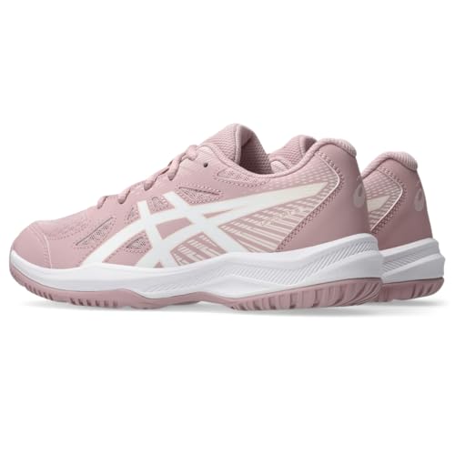 ASICS Kid's Upcourt 6 Grade School Volleyball Shoes, 5, MORGANITE/White