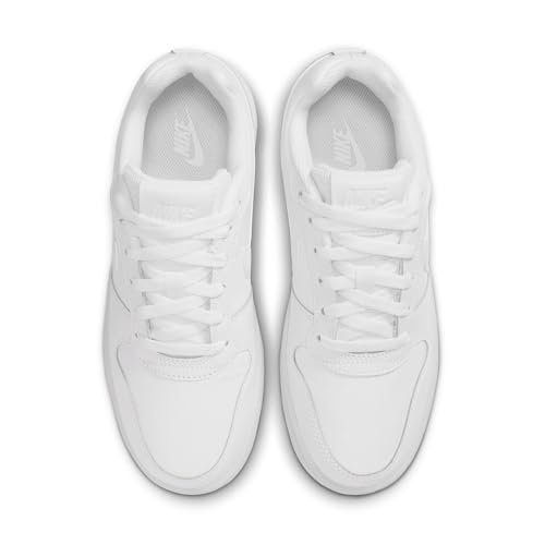 Nike Women's Women's Nike Ebernon Low Shoe, White/White, 8 Regular US