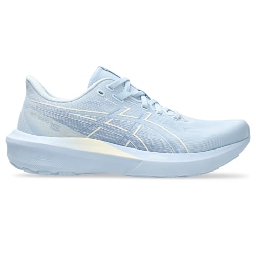 ASICS Women's GT-1000 15 Running Shoes, 8.5, Solid AIR/Cream