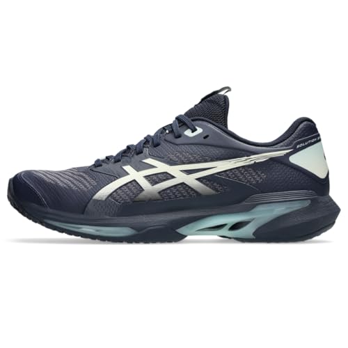 ASICS Men's Solution Speed FF 4 OC Tennis Shoes, 11.5, Midnight/Ivory