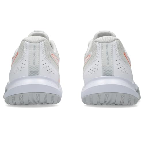 ASICS Women's Gel-Tactic 13 Volleyball Shoes, 8.5, White/Vivid Coral