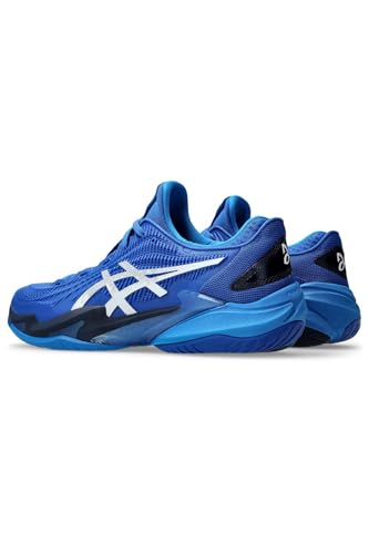 ASICS Men's Court Ff 3 Novak Trainers, Tuna Blue Pure Silver, 6.5 US