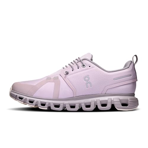 On Women's Cloud 6 Sneakers, Mauve/Zinc, 5 Medium US