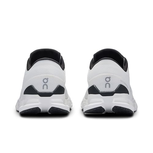 On Women's Cloud X 4 Sneakers, Ivory/Black, 8 Medium US