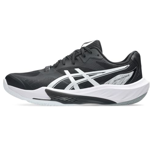 ASICS Men's Sky Elite FF 4 Volleyball Shoes, 10.5, Black/Pure Silver