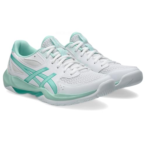 ASICS Women's Gel-Rocket 12 Volleyball Shoes, 8.5, White/Fresh ICE