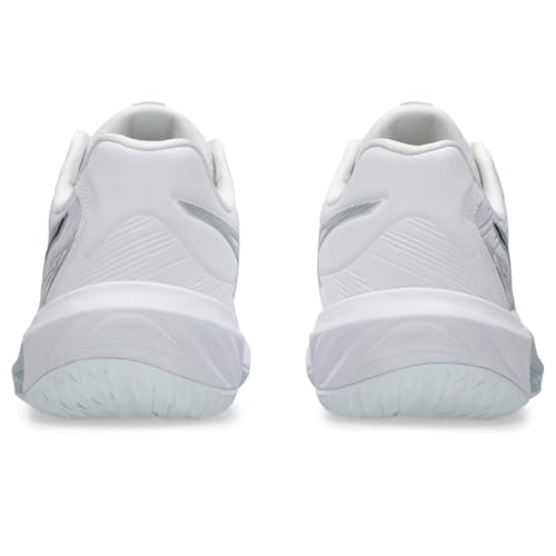 ASICS Women's Sky Elite FF 4 Volleyball Shoes, 7.5, White/Pure Silver