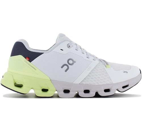 On Cloudflyer 4 Men's Running Shoes, White | Hay, 8