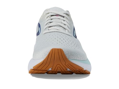 Brooks Women’s Ghost 16 Neutral Running Shoe - White/Grey/Estate Blue - 7 Medium