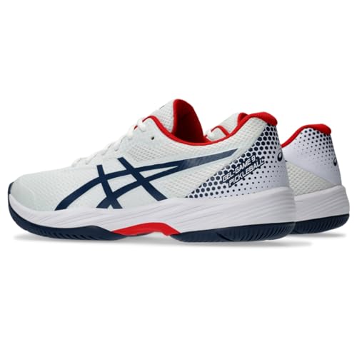 ASICS Men's Gel-Game 9 Pickleball Shoes, 11, White/Night Sky