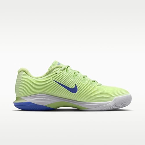 Nike Vapor 12 Women's Hard Court Tennis Shoes (Light Liquid Lime/White/Volt Tint/Sapphire) Size 9