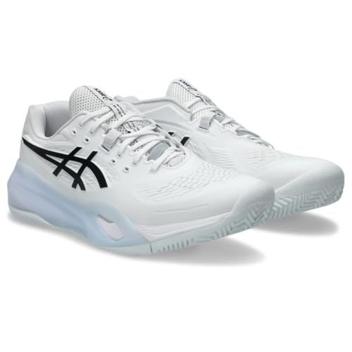 ASICS Men's Gel-Resolution X Clay Tennis Shoes, 12, White/Black