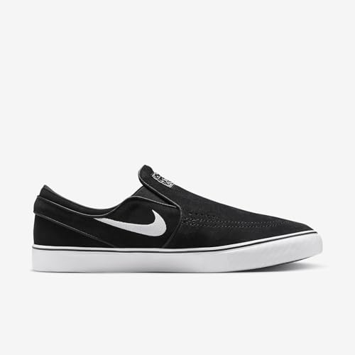 Skateboard Slip Shoe by Nike SB - Black/White-Black-Black