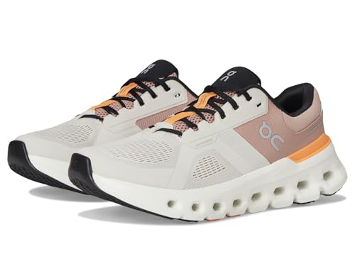 On Womens, Cloudrunner 2 Wide Pearl/Tangerine 10 Wide