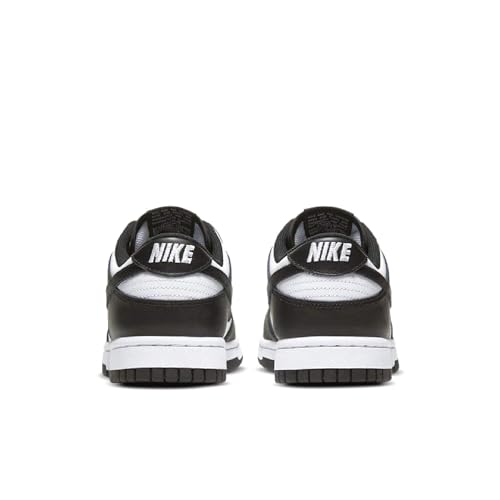 Nike Women's Dunk Low Sneakers, White/Black/White, 6.5 Medium US