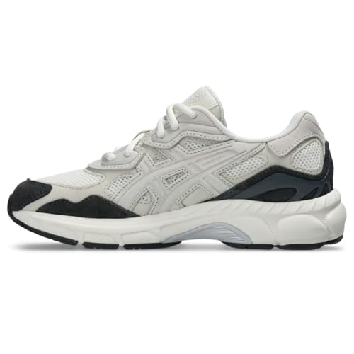 ASICS Unisex Kid's Gel-NYC Grade School (Big Kid), Cream/Smoke Grey, 6 Medium, Big Kid