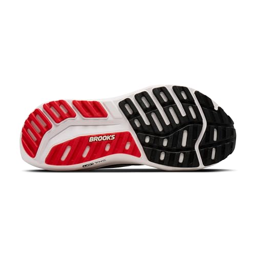 Brooks Men’s Anthem 8 Neutral Running Shoe - Black/White/Red - 13 Medium