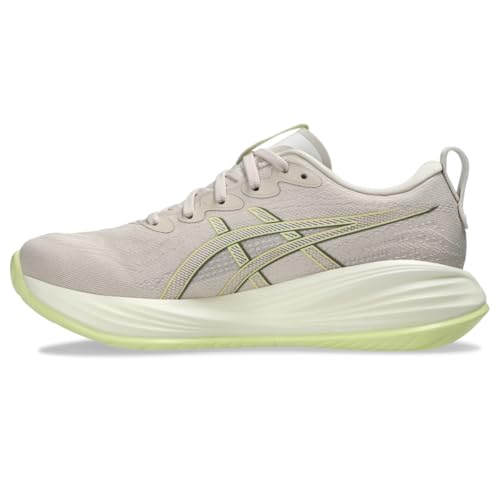 ASICS Women's Gel-Cumulus 27 Running Shoes, 7.5, Mineral Beige/Huddle Yellow