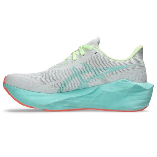ASICS Women's NOVABLAST 6 Running Shoes, 7.5, White/Illuminate Mint