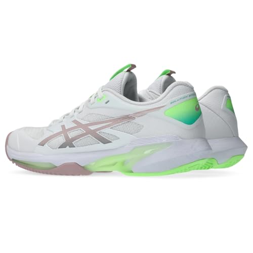 ASICS Women's Solution Speed Ff 4 Clay Trainers, White Morganite, 8.5 US