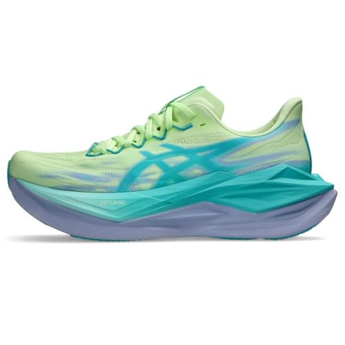 ASICS Unisex SUPERBLAST 3 Running Shoes, 11M / 12.5W, Illuminate Yellow/Energy Aqua