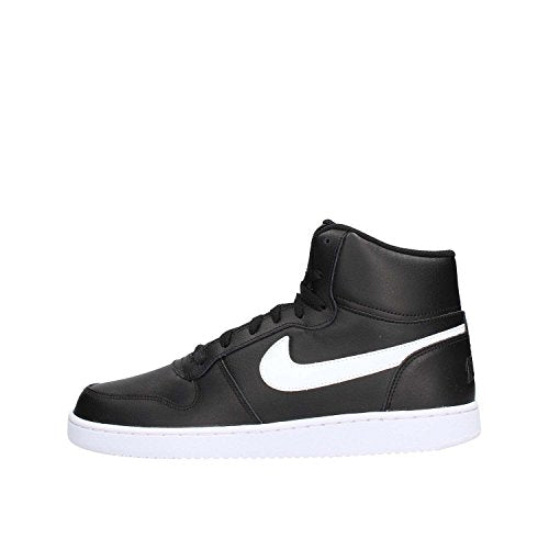 Nike Ebernon Mid Men's Basketball Shoes, Black Black White 002, 9