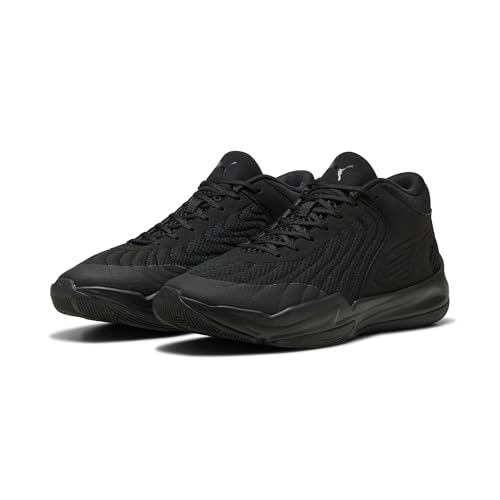PUMA Men's Court Pro 2 Basketball Shoes, Black SS26, 12 Court Pro 2