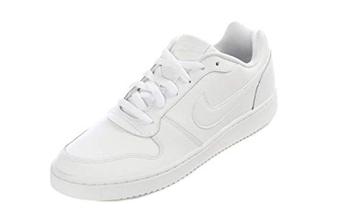 NIKE Men's Nike Ebernon Low Shoe, white/white, 10 Regular US