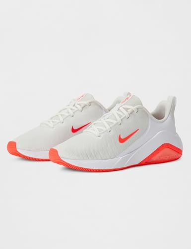 Nike Women's Bella 7 Training/Workout Shoes, White/Hot Lava-White, 8