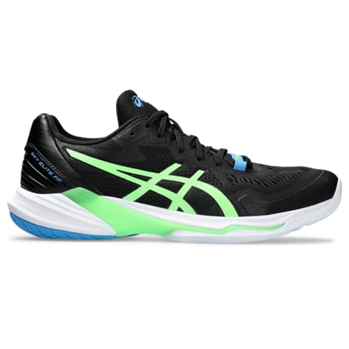 ASICS Men's Sky Elite FlyteFoam 2 Volleyball Shoes, 8, Black/Lime Burst
