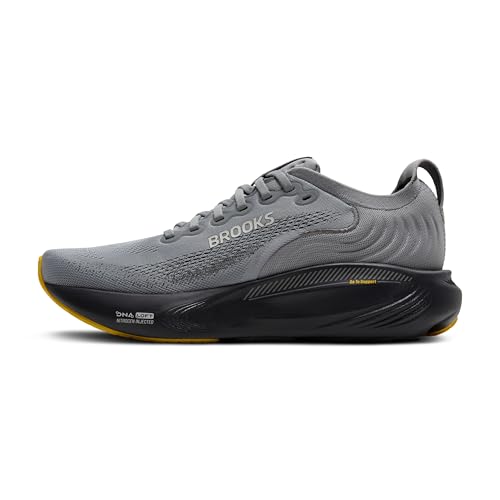 Brooks Men’s Adrenaline GTS 25 Supportive Running & Walking Shoe - Primer Grey/Ebony/Jasmin - 13 X-Wide