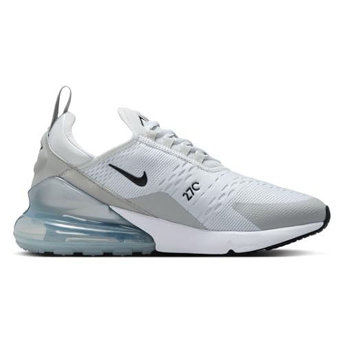 Nike Air Max 270 Women's Shoes (AH6789-018, Pure Platinum/Light Smoke Grey/Metallic Silver/Black) Size 7