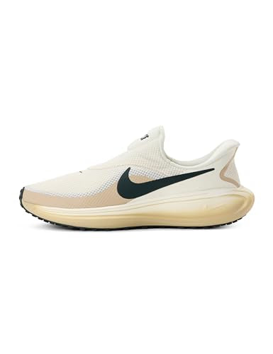 Nike Men's Revolution 8 EasyOn Road Running Shoes, Pale Ivory/Black Spruce-Sail-Linen, 13