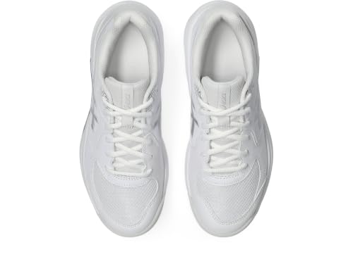ASICS Women's Gel-Dedicate 9Tennis Shoes, White Pure Silver, 9 US