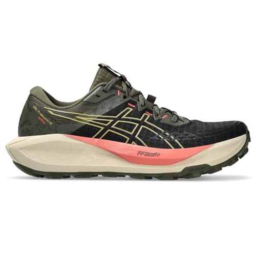 ASICS Women's Gel-Trabuco 13 GTX Running Shoe, 8, Black/Lemongrass