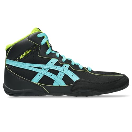 ASICS Kid's Matflex 8 GS Wrestling Shoes, K11, Black/ICE Mint