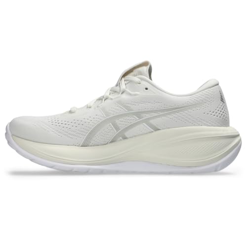 ASICS Women's Gel-Cumulus 28 Running Shoes, 8.5, Cream/Glacier Grey