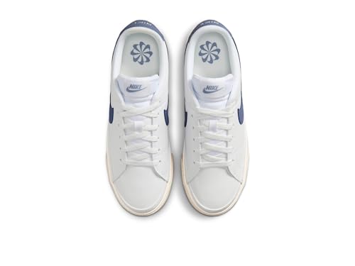 Nike Women's Court Legacy Next Nature Shoes, White/Ashen Slate-Sail, 8