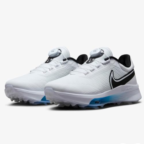 Nike Air Zoom Infinity Tour Next% Boa Men's Golf Shoes (Wide) (DJ5590-103, White/Black-Photo Blue) Size 8